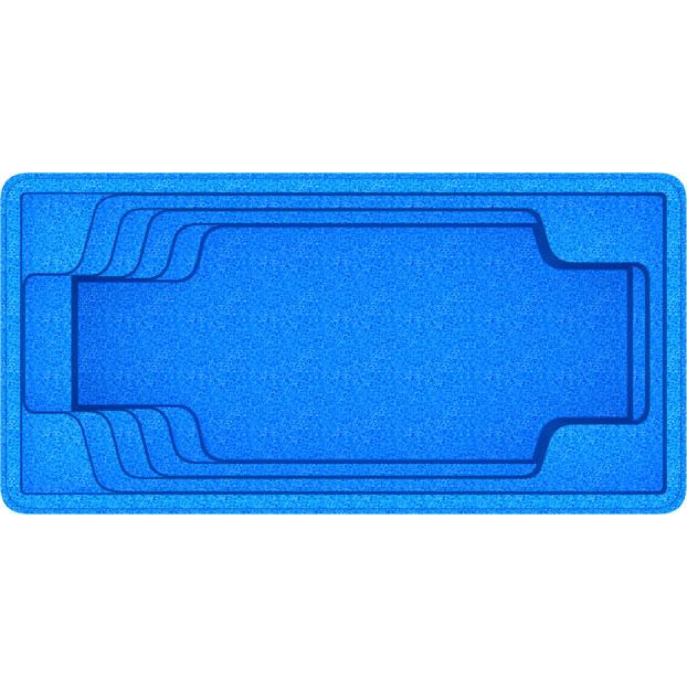 Композитный бассейн Оскар 7 Премиум  7,2x 3,6 x 1,53