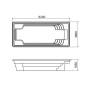 Бассейн Оскар 8 Стандарт (8,2x 3,6 x 1,55)