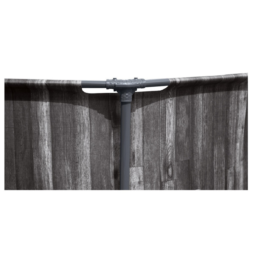 Каркасный бассейн Bestway Wood Style 5614Z (427х107) с картриджным фильтром