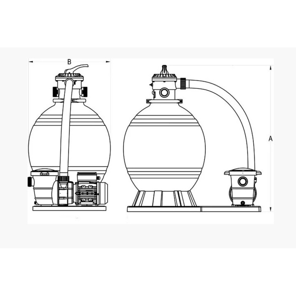 Фильтрационная установка Bridge BC2042 TOP 11,5 м³/ч