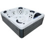 Гидромассажный бассейн Aquajoy Saint-Tropez (280х230х95 см), Серебристо-белый мрамор