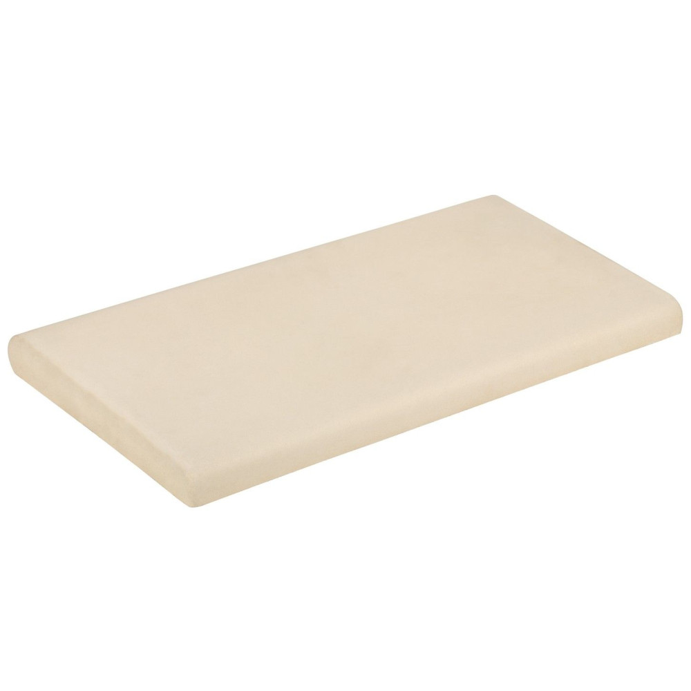 Копинговый камень Aquazone 250x500x50-25 мм, противоскользящий, бежевый