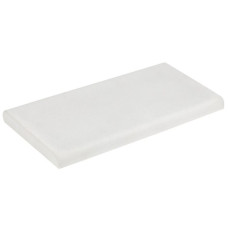 Копинговый камень Aquazone 250x500x50-25 мм, противоскользящий, белый