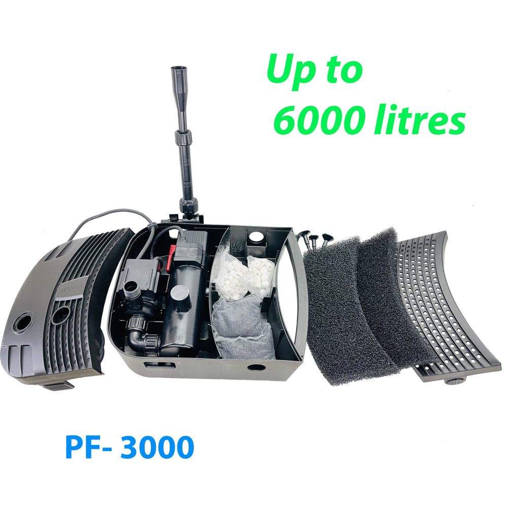 Фильтр подводный с насосом и УФ лампой PF-3000