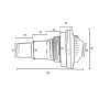 Скиммер Kokido Olimpic K001WBX/LX/W Standard универсальный (белый)