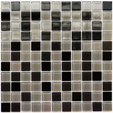 Мозаика Котто GM 4008 C3 black/gray m/gray w 30x30
