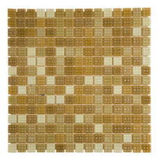 Мозаика стеклянная Aquaviva Микс бежевый