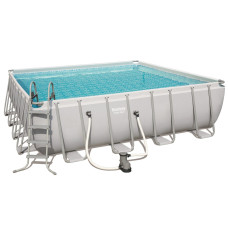 Каркасный бассейн Bestway 56670 (488х244х122) с картриджным фильтром
