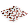 Мозаика Котто GM 4037 C3 brown m/brown w/white 30x30