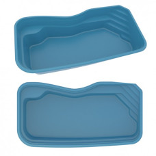 Композитный бассейн COMPASS POOLS RIVERINA 67 – 6,72х3,44х1,11-1,57 м  