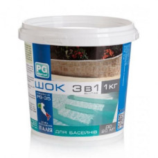 Хлор шокового действия PG-35.1 (56%) 1 кг (табл. 20 г)