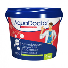 Хлор шокового действия Aquadoctor C-60T 4 кг (таблетки)