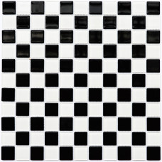 Мозаика Котто GM 4002 CС black/white 30x30
