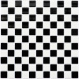 Мозаика Котто GM 4002 CС black/white 30x30