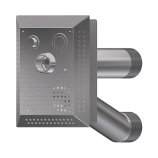 Передняя часть и закладная к противотоку AquaViva Square 2,5" AISI 304 (прямоугольная)