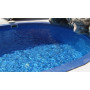 Пленка ПВХ Elbeblue Blue pearl (920/22 перламутр синий), ширина 1,65 м