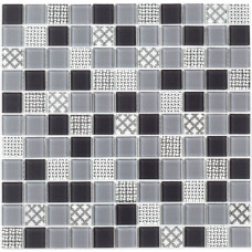 Мозаика Котто GM 4053 C3 Gray m/Gray w/Structure 30x30