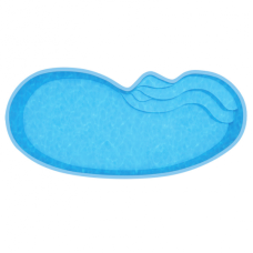 Композитный бассейн ВЕНЕЦИЯ WaterWorld 7,50х3,50х1,00-1,62 м