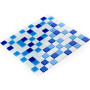 Мозаика Котто GM 4040 C3 cobalt m/cobalt w/white 30x30