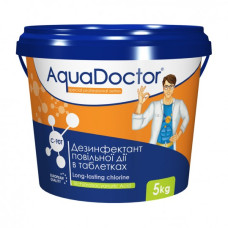 Хлор длительного действия Aquadoctor C-90T 5 кг (табл. по 200гр)