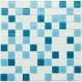 Мозаика Котто GM 4039 C3 cerulean m/cerulean w/white 30x30