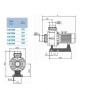 Насос Hayward HCP10301E KA300 M.B (220В, 48 м³/час, 2.76 кВт, 3HP)
