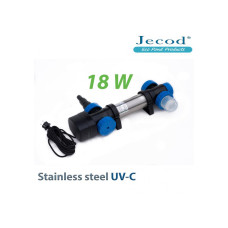 УФ стерилизатор для пруда STU-18 в корпусе с нержавеющей стали