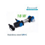 УФ стерилизатор для пруда STU-18 в корпусе с нержавеющей стали