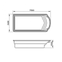 Композитный бассейн Корвет Премиум 7,1х3,3х1,5 м