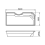 Композитный бассейн Корсика Премиум 8,5х3,8х1,6 м