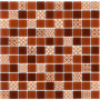 Мозаика Котто GM 4054 C3 Brown d/Brown m/Structure 30x30