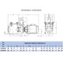Насос Hayward HCP5033E24 (27 м³/час, 380В, 2.2 кВт, 3HP)