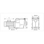 Насос Hayward Super SP1616XE221, малошумный, 15-17 м3/ч, 1.1 кВт