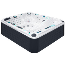 Гидромассажный бассейн Passion Spas Ecstatic Mighty Wave (305x228x91 см), Серебристо-белый