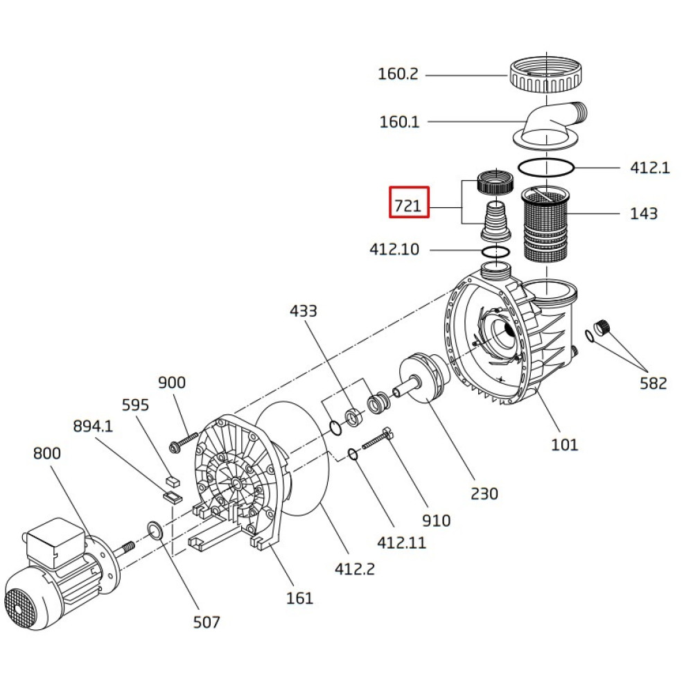 Соединительная муфта насоса Speck BADU PICCO II (292.1672.106)