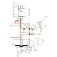 Верхний диффузор D.50 для фильтра Waterline CAPRI-HP 650 (35012722)