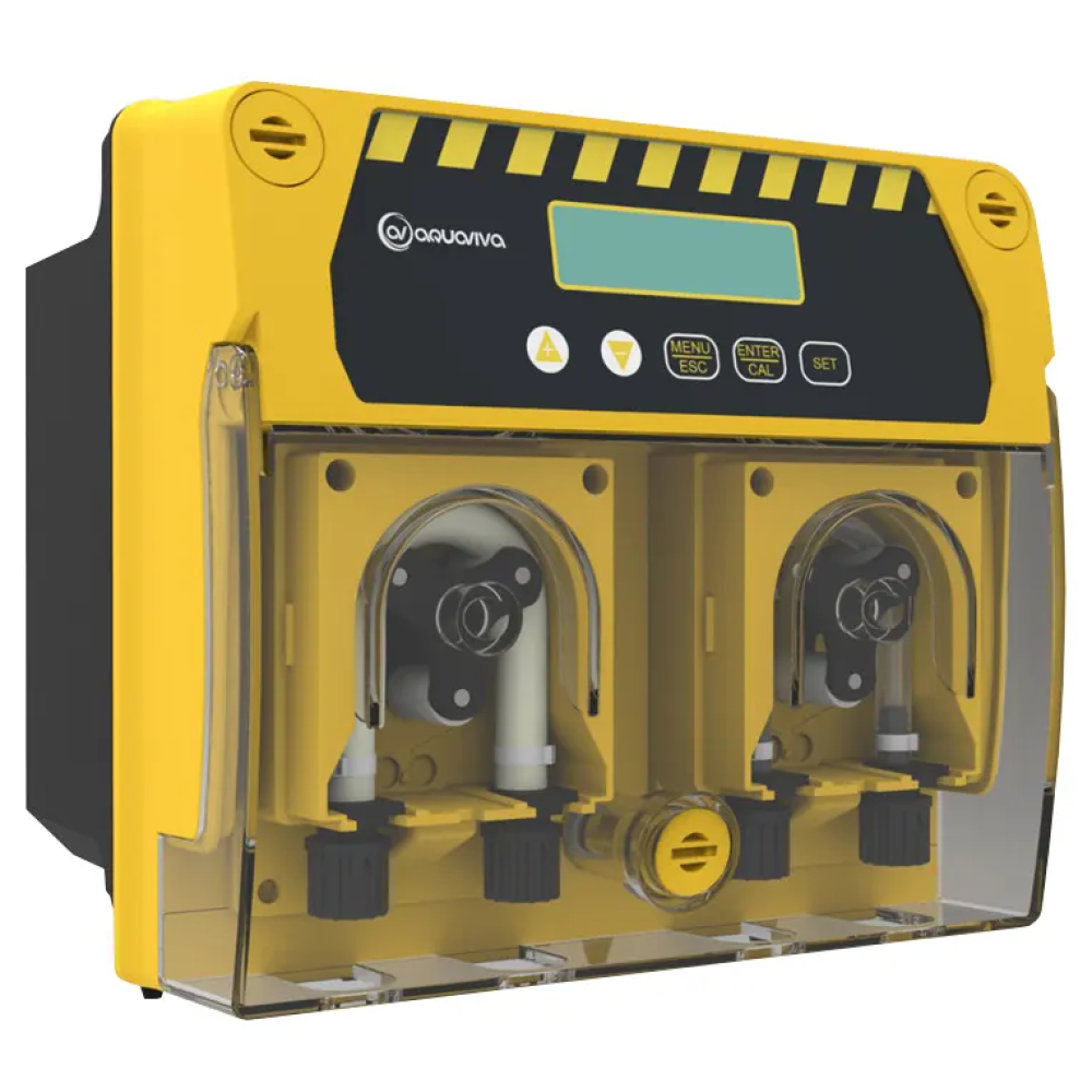 Система перистальтических дозирующих насосов Aquaviva pH/Rx+Free Cl 1.5л/ч + набор pH, WiFi
