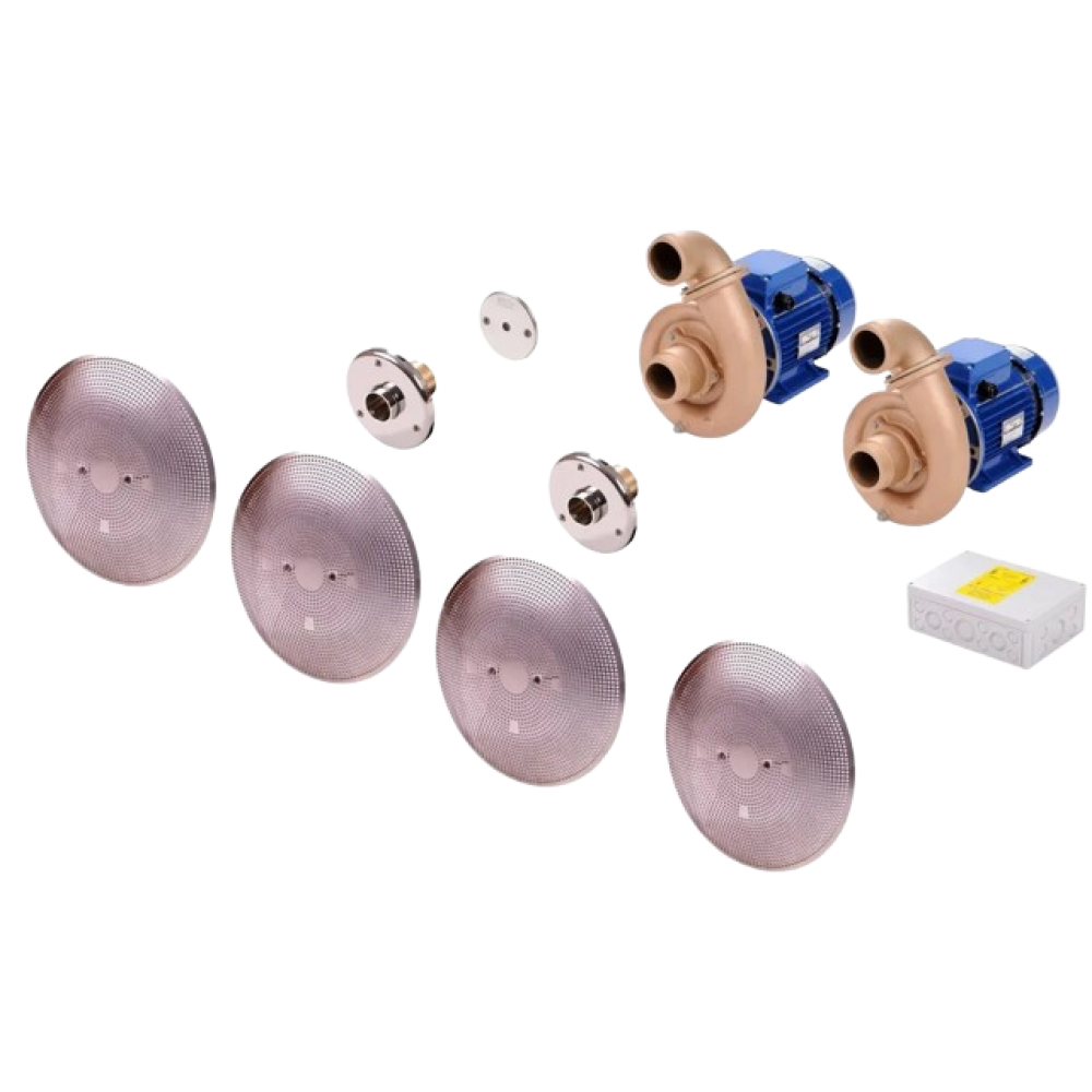 Противопоток Fitstar X-Stream 8290021, 2 насоса, 120 м3/ч, (380 В), для морской воды