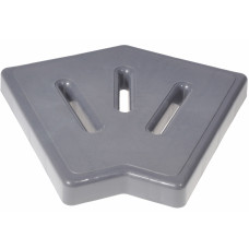 Угловой элемент Aquaviva KP HKE24-G для переливной решетки 45° 195х25 мм