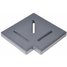 Угловой элемент Aquaviva KP HKE25-G для переливной решетки 90° 195х25 мм