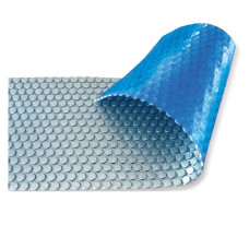 Солярное покрытие Aquaviva Platinum Bubbles-5-350, ширина 3.5 м (50 пог. м), серебристый/голубой