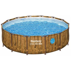 Каркасный бассейн Bestway 561JM (427х107 см) с картриджным фильтром, лестницей и тентом.