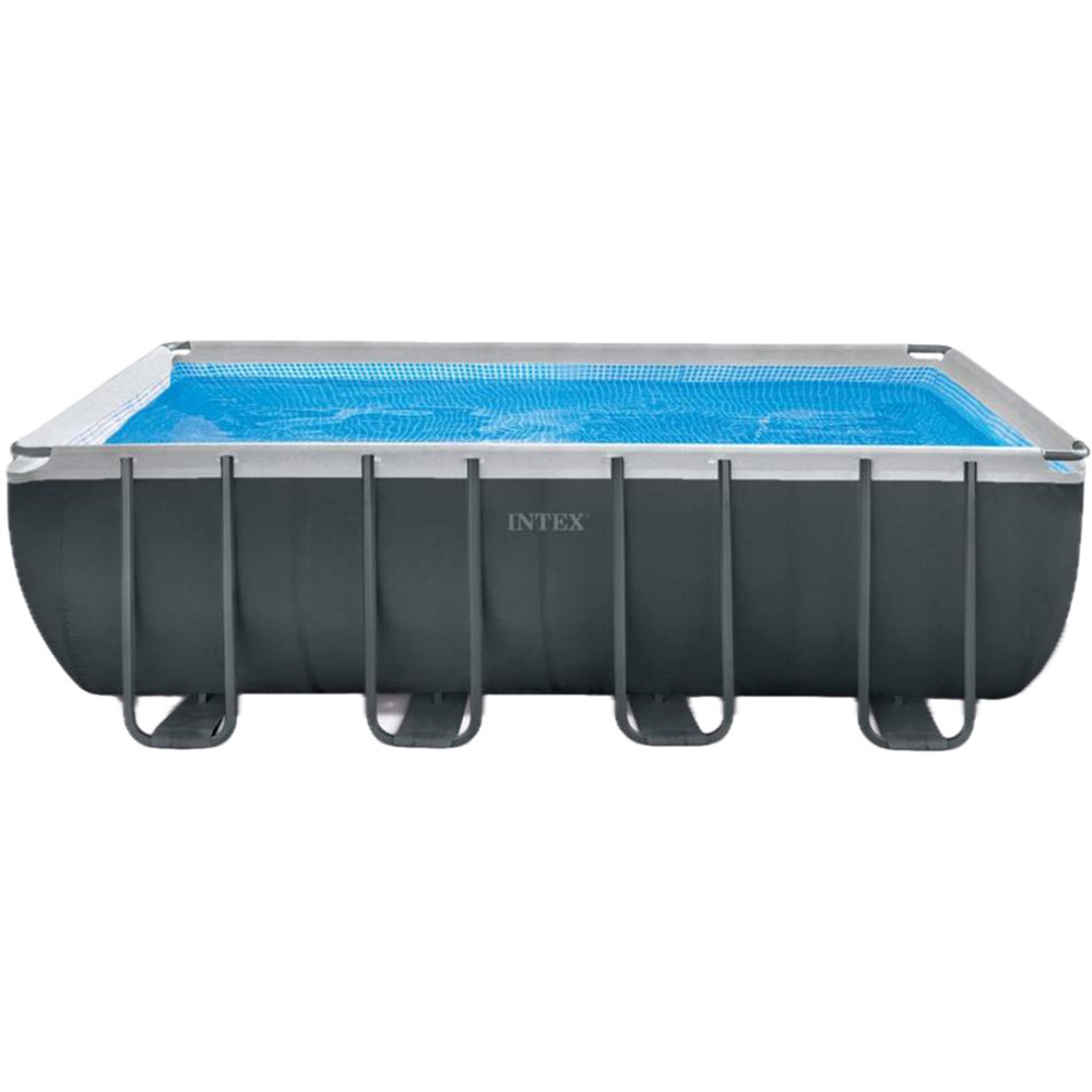 Каркасный бассейн Intex 26378 ULTRA XTR (975х488х132 см) с песочным фильтром, хлоргенератором и лестницей.