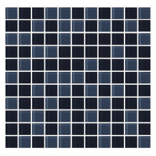 Мозаика стеклянная Aquaviva Сristall Black/Gray