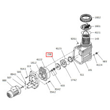 Крыльчатка насоса Speck BADU ТОР II/8 / Magna 8 (292.1123.028)
