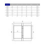 Муфта ПВХ Hidroten ВР-ВР, 1002058, резьбовая, d3"