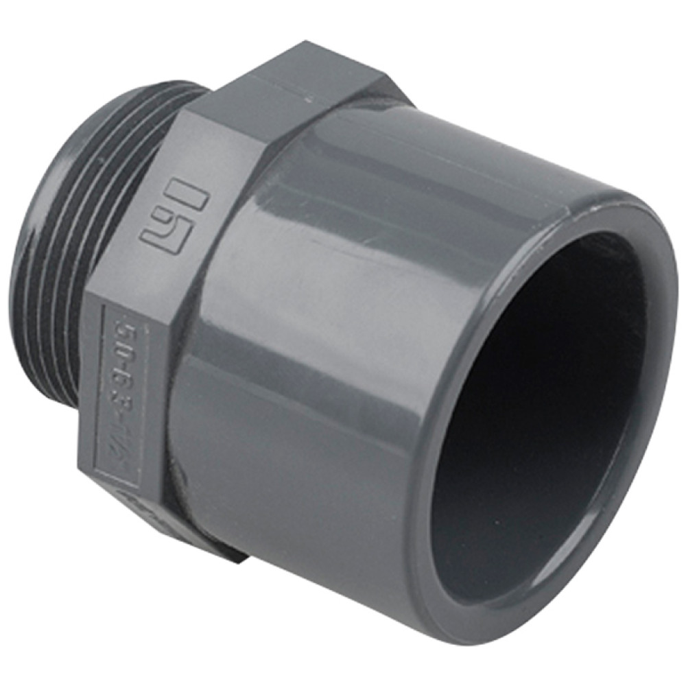 Двойной ПВХ адаптер Hidroten 1002733, муфта/втулка, НР, d32-40 мм, 1 1/4"