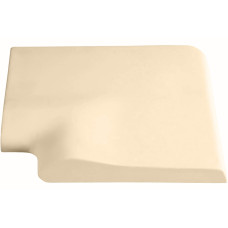 Угловой копинговый камень Aquazone 250x300x50-25 мм, бежевый.