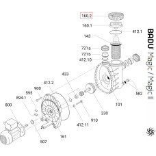 Гайка префильтра Speck BADU PICCO II/MAGIC (292.1616.020)
