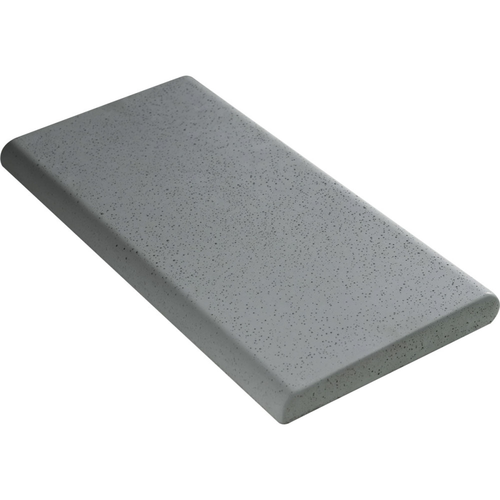 Копинговый камень Aquazone Tuff 250x500x50-25 мм, серый